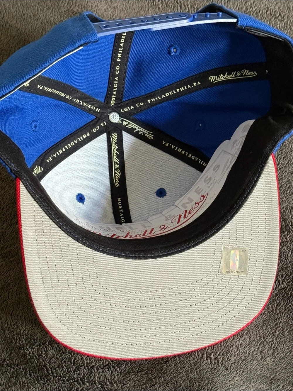 Mitchell & Ness Los Angeles Clippers Adjustable Snapback Hat